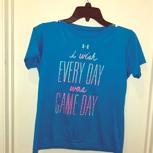 Under armor blue t-shirt
